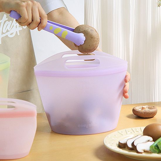 모코 손잡이 실리콘 지퍼백 500+1000+1500ml 세트 3p