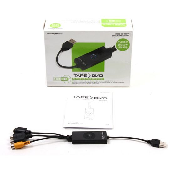 스카이디지탈 SKY HD TAPE2DVD USB 외장형 캡쳐카드