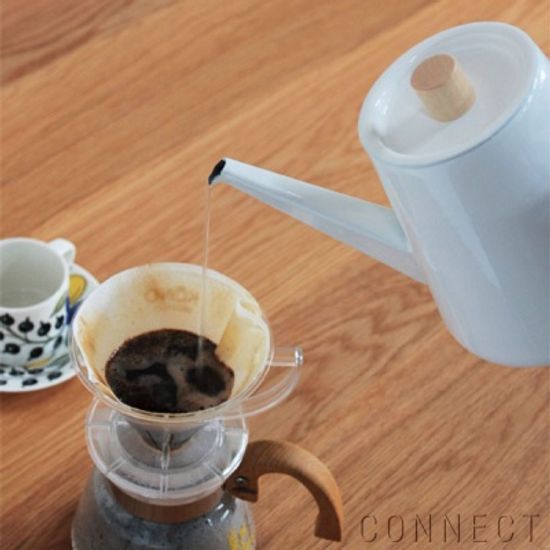 일본 kacio 카이코 법랑 드립 주전자