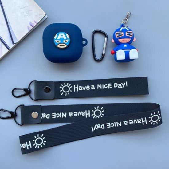 갤럭시 버즈2 프로 라이브 히어로 키링 스트랩 케이스