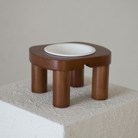 소이 원목 펫테이블/고양이 강아지 밥그릇 1구/2구