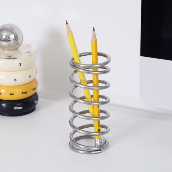 스테인레스 스프링 칫솔 다용도 수납 홀더