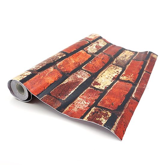 방꾸미기 벽지시트지 붉은벽돌(WFGQ38K)