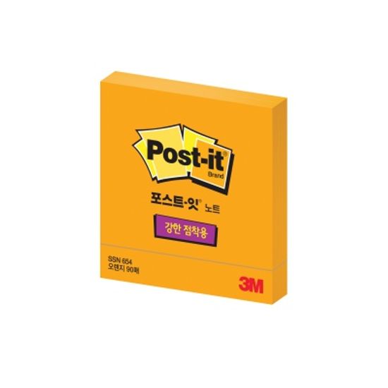 3M 포스트-잇 강한점착용 노트 SSN 654