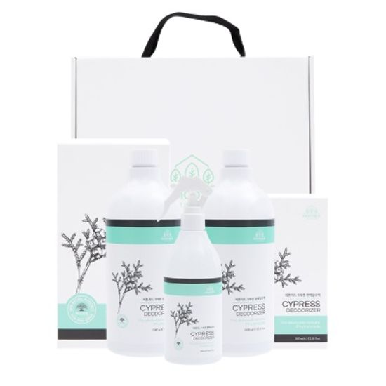 나무앤미 피톤치드 편백잎수액 2L+380ml 선물박스