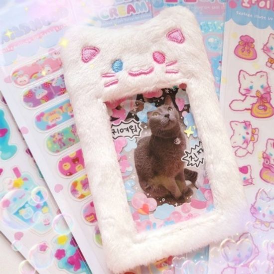 설기일러스트 플러피 포카홀더 2종