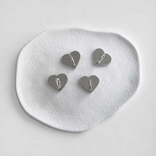 하트 핸드폰 부착 고리 키링 휴대폰 케이스 부착판 