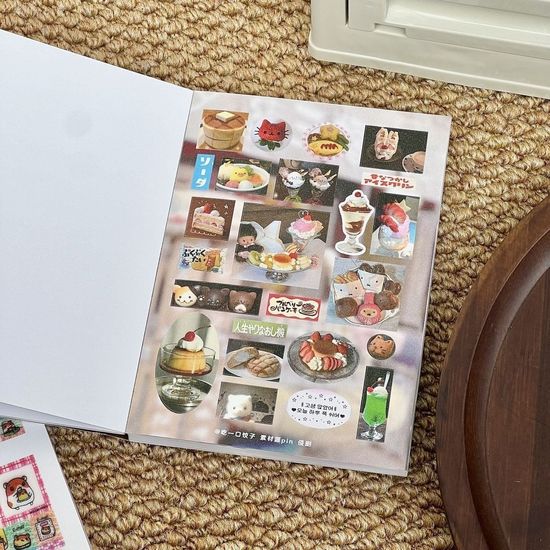 24매 일본감성 스티커 스티커북 스티커책 y2k 다꾸 템