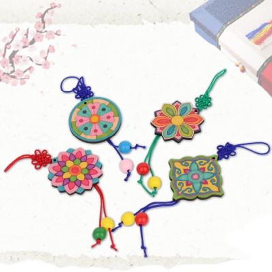 (미술샘) DIY 전통고리 - 전통문양 만들기