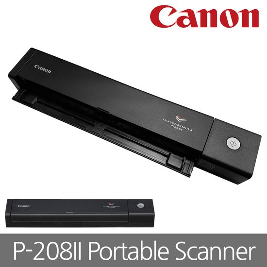 캐논 P-208II 휴대용 문서 사진 신분증 스캐너