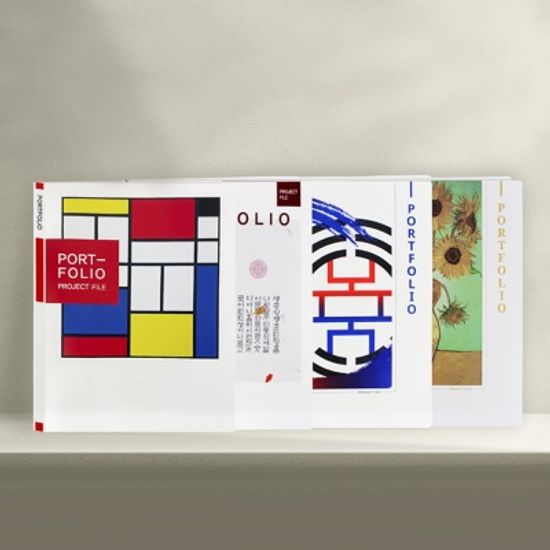 A4 포트폴리오화일 30P 0.6T 컬러 투명 클리어 파일