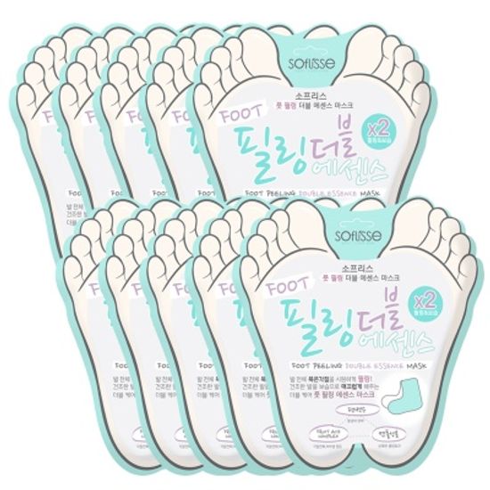 소프리스 풋 필링 더블 에센스 10매 / 발각질제거 
