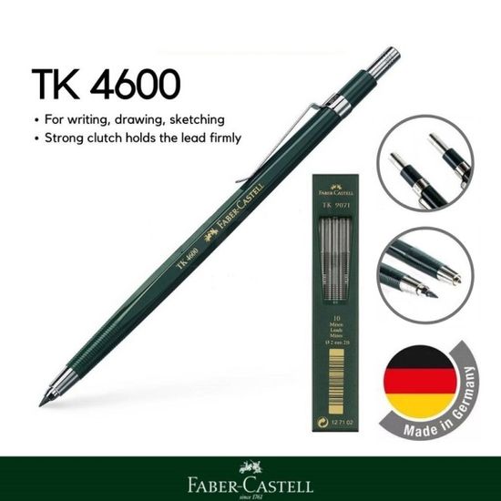 파버카스텔 2.0mm 클러치펜슬/홀더펜 TK4600+전용심