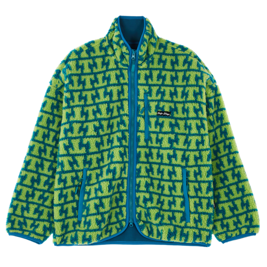 후리스 자켓 (JF71212W) GREEN/B.GREEN