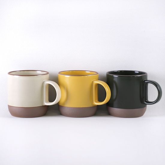 포보 국산 손잡이 머그, 물잔 300ml 3color 택1p