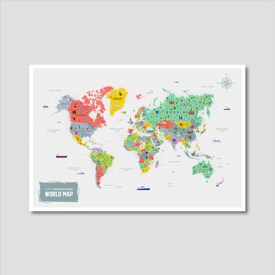 세계지도 아트프린트 에디션 no. 0001