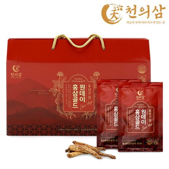 천의삼 원데이 홍삼 선물세트 30포