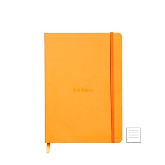 로디아 라마 소프트커버노트 오렌지 줄지A5.RD117415C