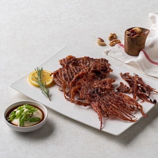 두툼하고 부드러운 맛있는 맥반석 숏다리 오징어 200g
