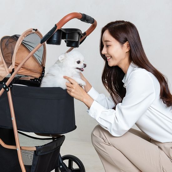 레토 원터치 퀵폴딩 강아지 유모차 개모차 LDS-Q01