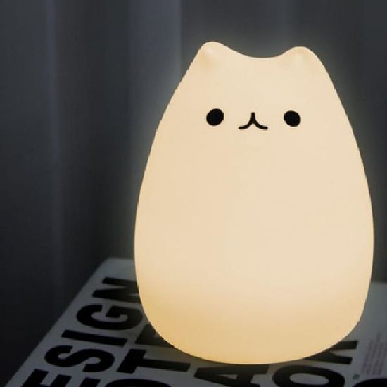 말랑 고양이 LED 터치 무드램프 조명(WA427FC)
