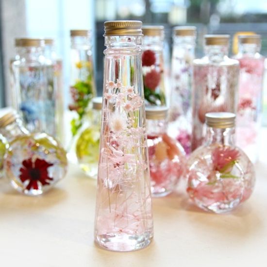 하바리움-롱보틀 프리저브드플라워