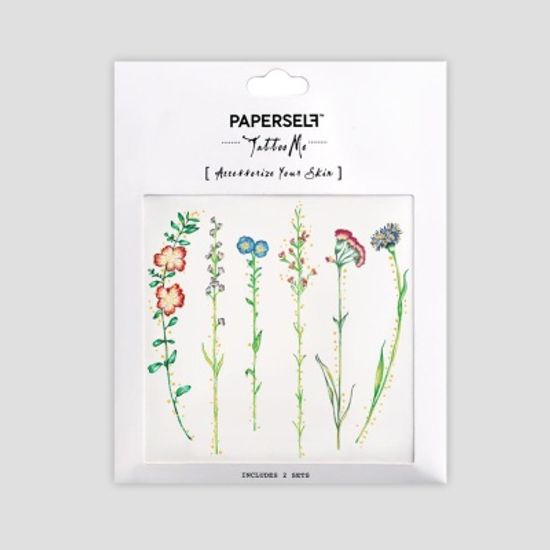 페이퍼셀프 타투스티커 - 4. Vintage Flowers