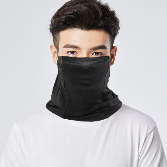 [젠웨어] 에어블루 귀걸이형 쿨 멀티스카프(블랙)