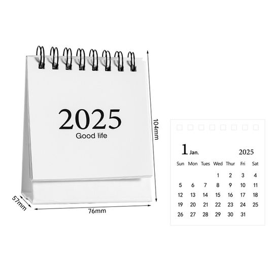 2025 책상 미니 달력