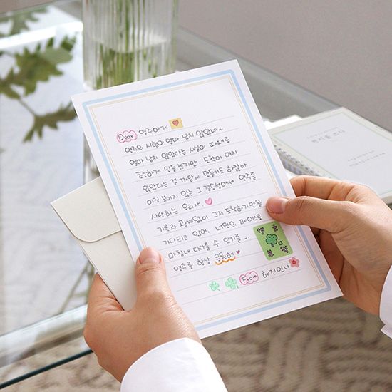 편지를 쓰다 SET(손편지 문구 필사노트+편지지 세트)