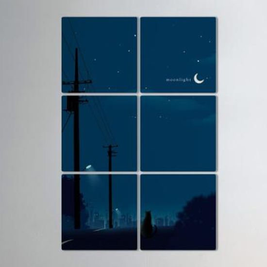 cf664-멀티액자_달빛이아름다운밤