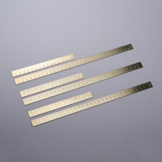 로그 황동자 30cm (Slim type)_Slim Brass Ruler