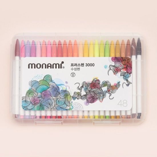 모나미 NEW 프러스펜 3000 48색