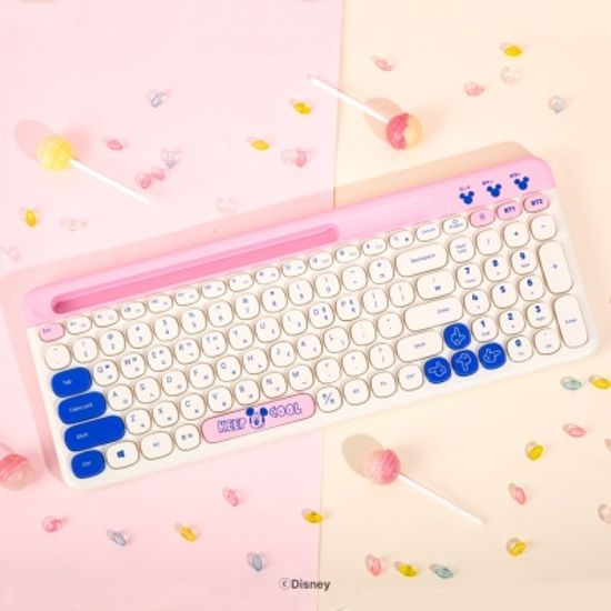 디즈니 미키마우스 멀티페어링 블루투스 키보드 2022
