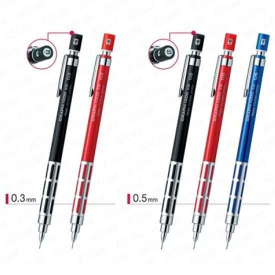 펜텔 샤프펜슬의 완성형 0.3mm 그래프 GRAPH 1000CS