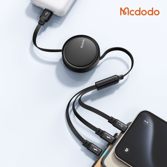 맥도도 플렉시블 3 in 1 충전 케이블 [8핀&C타입&5핀]