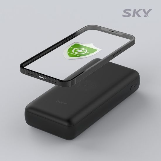 스카이 필 고속충전 무선 보조배터리 20000mAh WX20