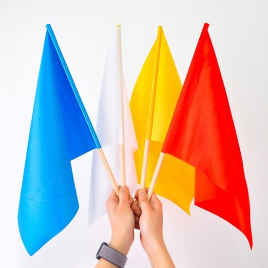 매스게임응원깃발 대형 청기 응원도구 백기(WFFQ6ET)