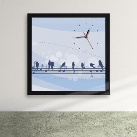 cx399-새들의노랫소리액자벽시계