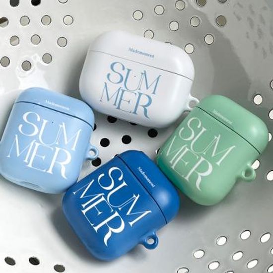 썸머무드 레터링 디자인 [hard 에어팟케이스 시리즈]