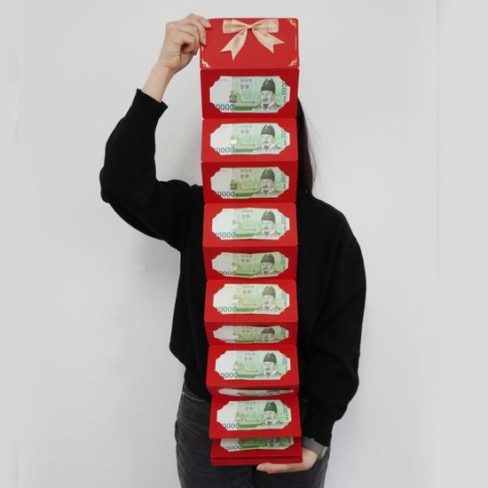 고급 용돈 돈 병풍 봉투 이벤트 어버이날 현금 선물