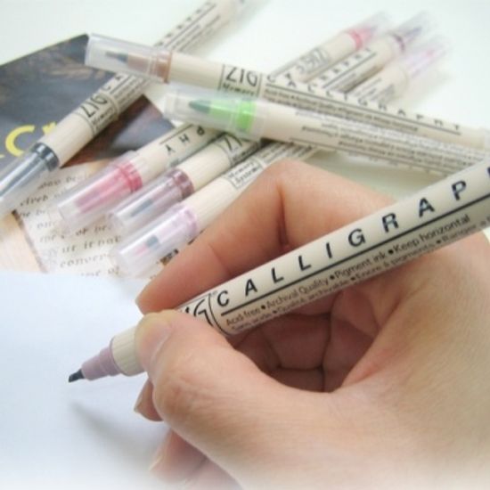 [쿠레타케] 지그캘리그라피펜 MS-3400/010 블랙 [개/1]  283984