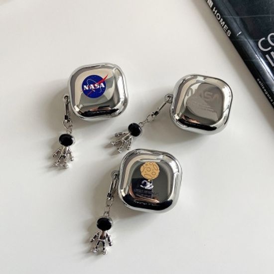 갤럭시 버즈2 프로 라이브 전기도금 캐릭터 링 케이스