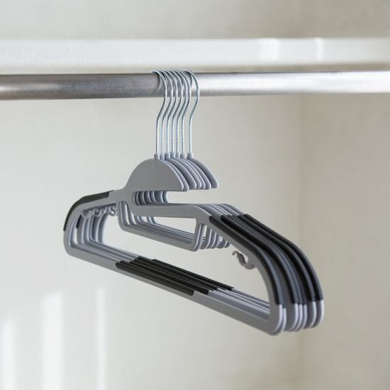 올모 논슬립 플라스틱 옷걸이/목늘어남방지 30p