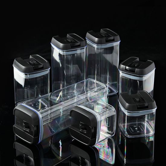 이지앤락 원터치 밀폐용기 7종세트(블랙)