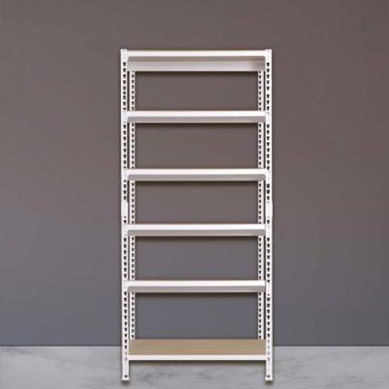 스피드랙 조립식 앵글 선반 6단 / 1000~1500mm 화이트