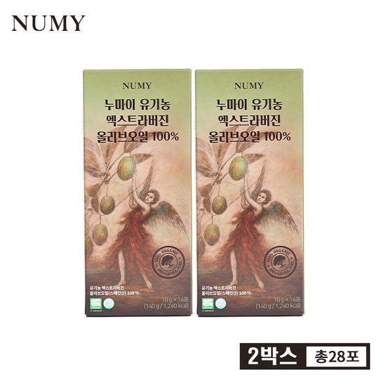 누마이 유기농 올리브오일 (140g)(10g x 14포) 