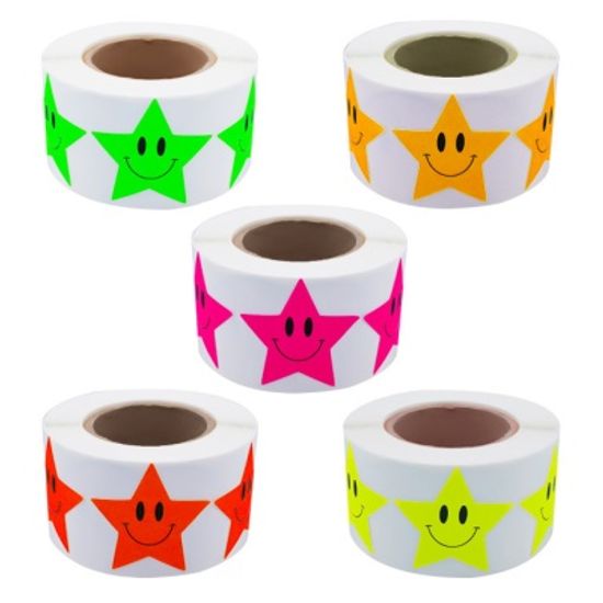 Neon Star Roll Sticker 네온스타롤스티커