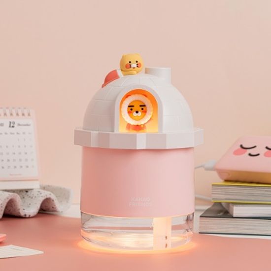카카오프렌즈 라이언춘식이 USB 이글루 가습기 500ml