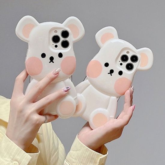 아이폰 14 PRO MAX 귀여운 동물 캐릭터 실리콘 케이스